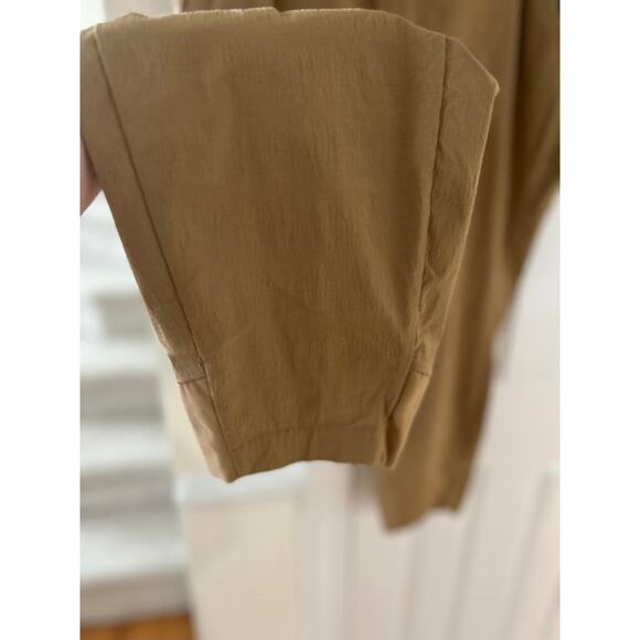Athleta Khaki Tan Pull On Plus Size Hiking Outdoor Ankle Pants - Picture 3 of 7